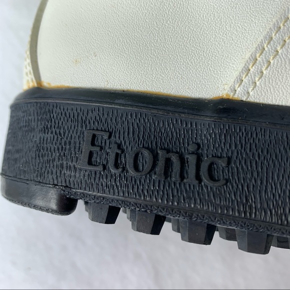 Nike Etonic Men’s Golf Shoes Vtg White Sz 9 - Picture 7 of 15